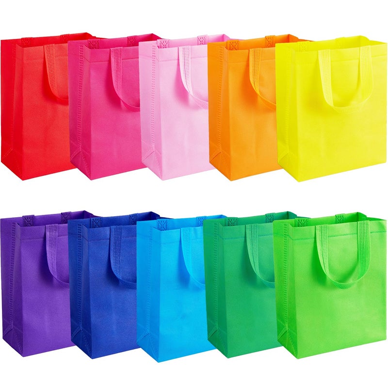 SPERPAND 20Pcs Gift Bags Medium Size  Reusable Goodie Bags  Gift Bags with Handles for Party Favors  Birthday  Baby Shower - Image 1